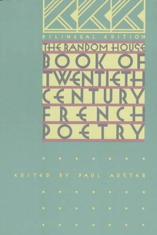 The Random House book of twentieth-century French poetry cover