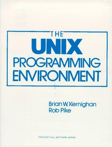 The UNIX programming environment cover