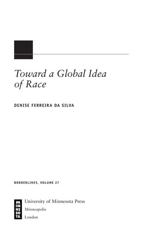 Toward a global idea of race cover