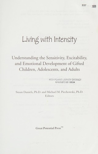 Living with intensity cover