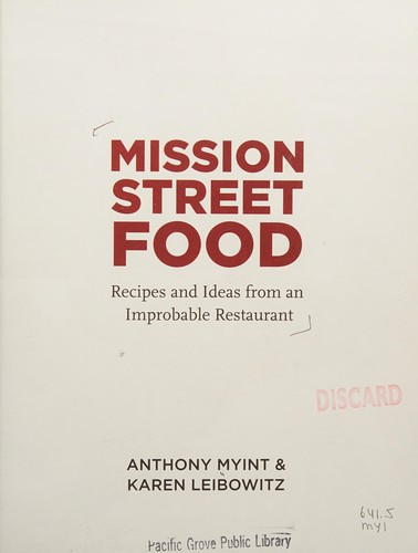 Mission Street Food cover