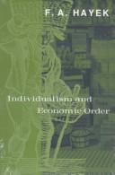 Individualism and economic order cover
