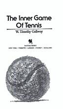 The Inner Game of Tennis cover