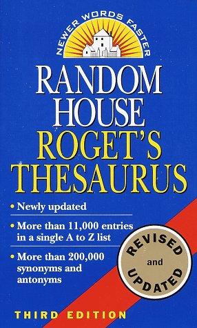 Random House Roget's Thesaurus cover