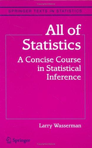 All of Statistics cover