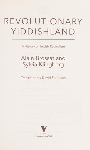 Revolutionary Yiddishland cover