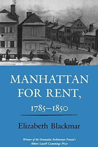 Manhattan for Rent, 1785-1850 cover