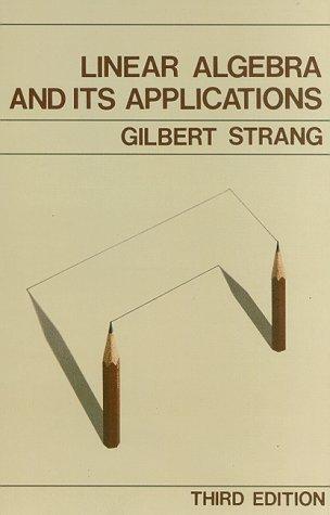 Linear algebra and its applications cover