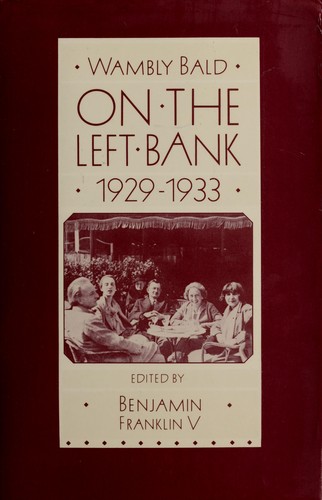 On the Left Bank, 1929-1933 cover