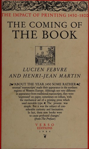 The Coming of the Book cover