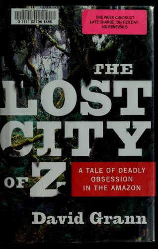 The Lost City of Z cover