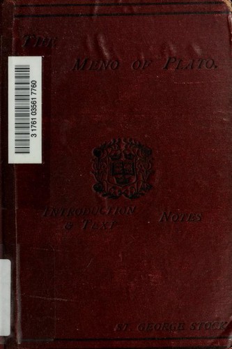 Plato  cover
