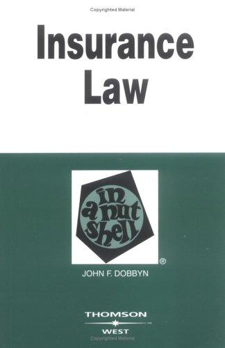 Insurance law in a nutshell cover