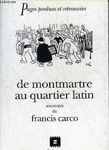 De Montmartre au Quartier latin cover