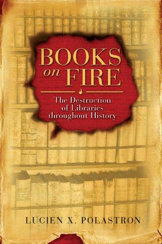 Books on fire cover