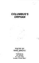 Columbus's Orphan cover