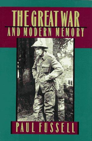 The Great War and Modern Memory cover