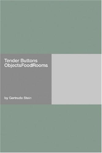 Tender Buttons - Large Print Edition cover