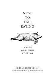 Nose to Tail Eating cover