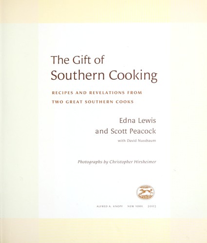 The gift of Southern cooking cover